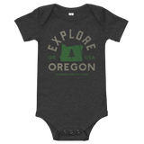 "Explore Oregon" - Onesie - Oregon Born