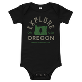 "Explore Oregon" - Onesie - Oregon Born