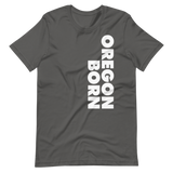 SIMPLY OREGON BORN - SIDE - Short-Sleeve Unisex T-Shirt