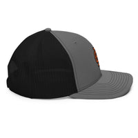 OREGON BORN - ORANGE MONOGRAM - Trucker Hat