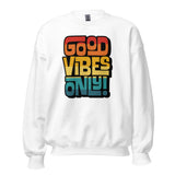 GOOD VIBES ONLY INTERLOCK (VINTAGE SUNSET) - Unisex Sweatshirt