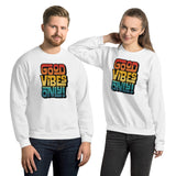 GOOD VIBES ONLY INTERLOCK (VINTAGE SUNSET) - Unisex Sweatshirt