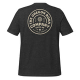 THE OREGON BORN COMPANY on BACK - Unisex T-Shirt