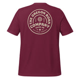 THE OREGON BORN COMPANY on BACK - Unisex T-Shirt
