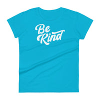 BE KIND - SCRIPT - Women's Short Sleeve T-Shirt