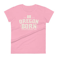 OREGON BORN COLLEGIATE 3 - Women's Short Sleeve T-Shirt