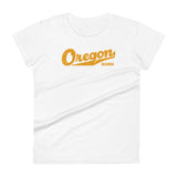 OREGON BORN WITH SWASH - Women's Short Sleeve T-Shirt