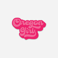 OREGON GIRL - PINK - Sticker