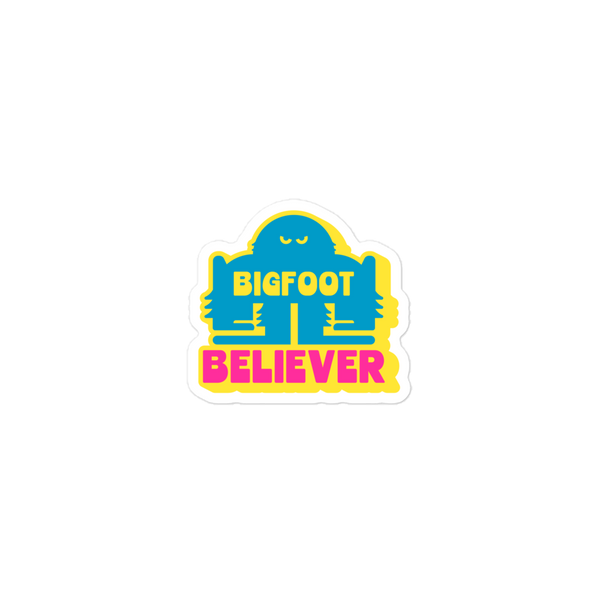 2023 BIGFOOT BELIEVER - DAYGLO - Bubble-free stickers