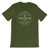Oregon Born Est. 2018 - Short-Sleeve Unisex T-Shirt - Oregon Born