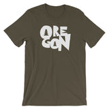Oregon "Stylized" - Short-Sleeve Unisex T-Shirt - Oregon Born