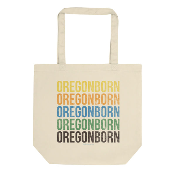 Oregon Born "Colors" - Eco Tote Bag - Oregon Born