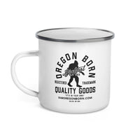 BIGFOOT TEE - Enamel Mug - Oregon Born