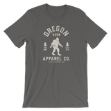 Oregon Born Apparel Co. w/ Bigfoot - Short-Sleeve Unisex T-Shirt - Oregon Born