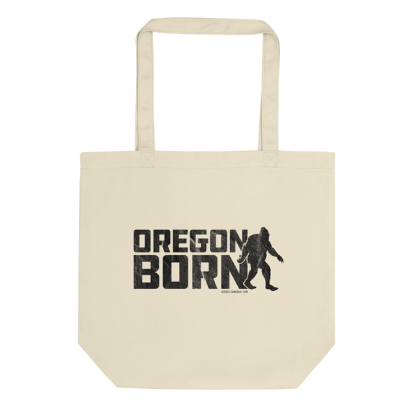 'Oregon Born Bigfoot' - Eco Tote Bag - Oregon Born