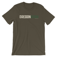 Oregon Born - (Two Color Inline) - Short-Sleeve Unisex T-Shirt - Oregon Born