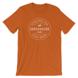 Oregon Born Est. 2018 - Short-Sleeve Unisex T-Shirt - Oregon Born