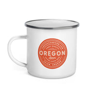 FINEST QUALITY (ORANGE) - Enamel Mug - Oregon Born