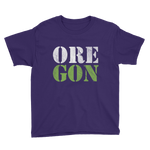 Oregon Born - "ORE-GON" - Youth Short Sleeve T-Shirt - Oregon Born