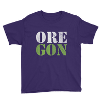 Oregon Born - "ORE-GON" - Youth Short Sleeve T-Shirt - Oregon Born