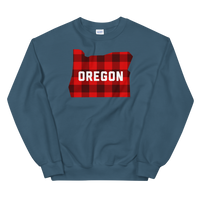 Oregon "Buffalo Plaid" - Unisex Sweatshirt - Oregon Born