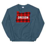 Oregon "Buffalo Plaid" - Unisex Sweatshirt - Oregon Born