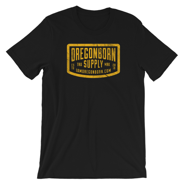Oregon Born Supply - Short-Sleeve Unisex T-Shirt - Oregon Born
