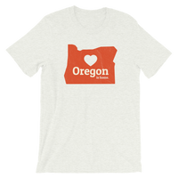 Oregon is Home (Orange) - Short-Sleeve Unisex T-Shirt - Oregon Born