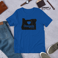 Oregon is Home (Black) - Short-Sleeve Unisex T-Shirt - Oregon Born