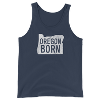 Our Original 'Oregon Born' Logo - Unisex Tank Top - Oregon Born