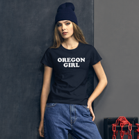 "Oregon Girl" - Women's Short Sleeve T-Shirt - Oregon Born