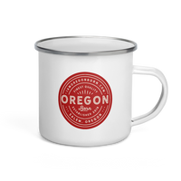 FINEST QUALITY (RED) - Enamel Mug - Oregon Born