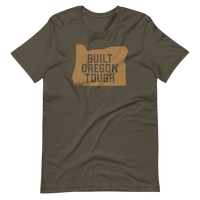 Built Oregon Tough - GOLD STANDARD - Short-Sleeve Unisex T-Shirt