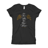 "She Flies With Her Own Wings" - Girl's Tee - Oregon Born
