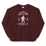 Oregon Born Apparel Co. w/ Bigfoot - Unisex Sweatshirt - Oregon Born