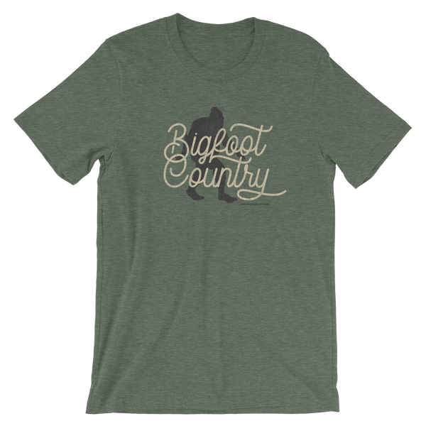 "Bigfoot Country" - Short-Sleeve Unisex T-Shirt - Oregon Born