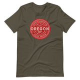 FINEST QUALITY (RED) - Short-Sleeve Unisex T-Shirt - Oregon Born