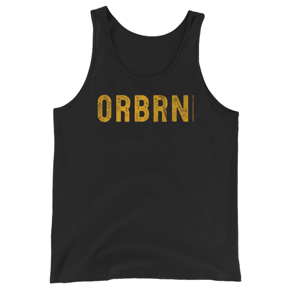 Oregon Born "ORBRN" in Yellow - Unisex  Tank Top - Oregon Born
