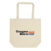 Oregon Born - Retro 3 - Eco Tote Bag - Oregon Born
