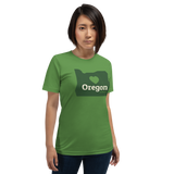 Oregon is Home (Green) - Short-Sleeve Unisex T-Shirt - Oregon Born