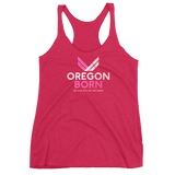 Oregon Born "She Flies" - Women's Racerback Tank - Oregon Born