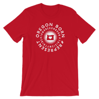 Oregon Born - #Represent - Short-Sleeve Unisex Tee - Oregon Born