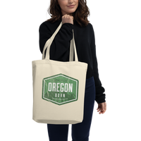 Vintage 'Oregon Born' - Eco Tote Bag - Oregon Born