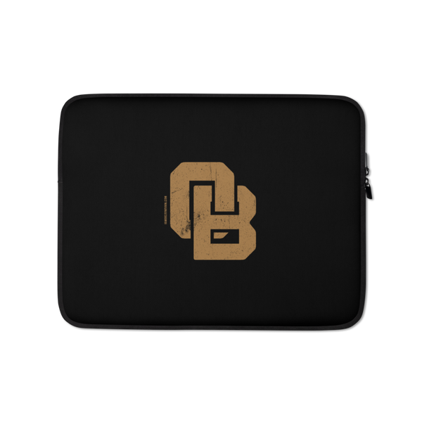 Oregon Born Monogram - GOLD STANDARD - Laptop Sleeve