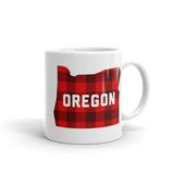 Oregon "Buffalo Plaid" - Mug - Oregon Born