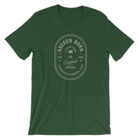 Oregon Born "Original Apparel" - Outline - Short-Sleeve Unisex T-Shirt - Oregon Born
