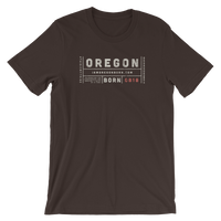 Oregon Born "OB18" - Short-Sleeve Unisex Tee - Oregon Born