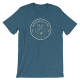 Oregon "Born & Raised" Round- Short-Sleeve Unisex T-Shirt - Oregon Born