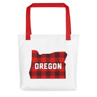 Oregon "Buffalo Plaid" - Tote Bag - Oregon Born