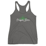 Oregon Born "Trees" - Women's Racerback Tank - Oregon Born